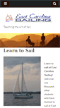 Mobile Screenshot of eastcarolinasailing.com